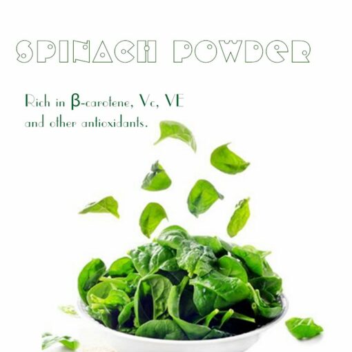 Organic spinach powder, rich in beneficial sulphur worms and chlorophyll, contains immune vitamin C, immune system booster, Non-GMO and vegetarian friendly - Image 7