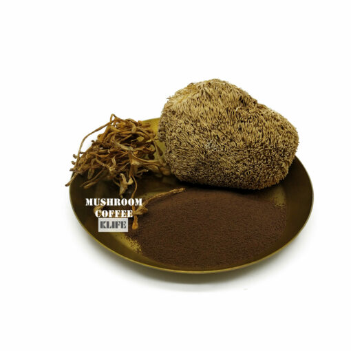 Klife Mushroom Coffee Organic Instant Coffee with Lions Mane, Chaga, & Mushroom Powder, Immune & Energy Support - Image 2